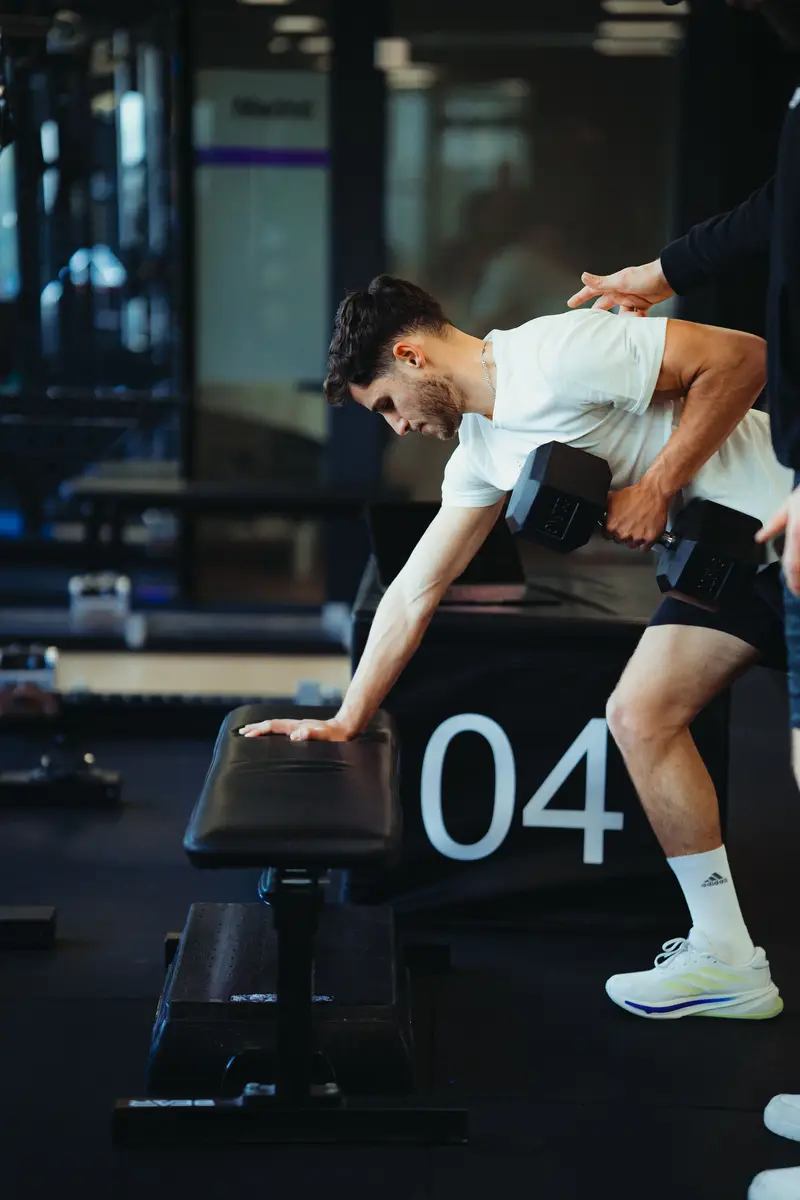 Single-arm dumbbell row