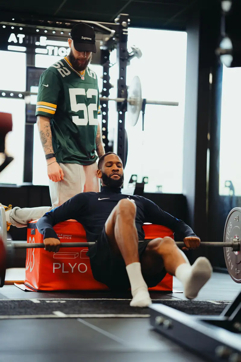 Supervised hip thrust